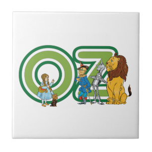 Personagens Vintage do Mágico de Oz e Letras de Te