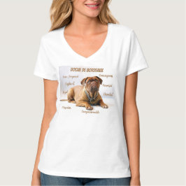Personalidade de Dogue de Bordeaux da Camisa T
