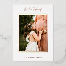 Personalised Photo Foil Pregnancy Announcement