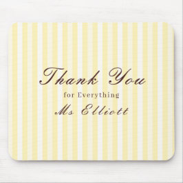 Personalised Thank You Teacher Mouse Pad Buttercup