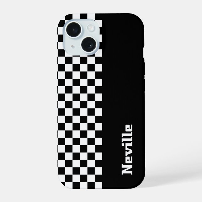 Personalised Two-Tone Checkerboard (Verso)