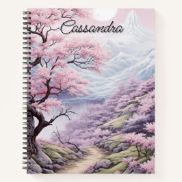 Personalizable Cherry Blossom Landscape 
