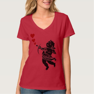 Personalização da Camisa Cupida de Camisas T Dia d