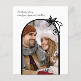 Personalização da foto escandinava de feriado do B