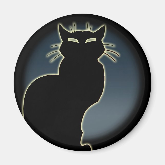 Personalização da Imã de geladeira de Arte de Gato (Frente)