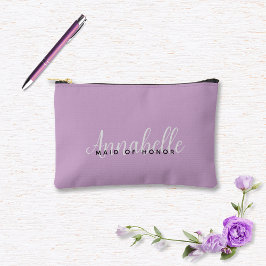 Personalização de Casamento Simples Lilac Roxo Mod