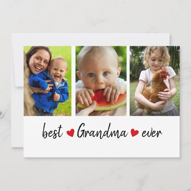 Personalização de Foto da Melhor Avó Moderna Ever  (Frente)