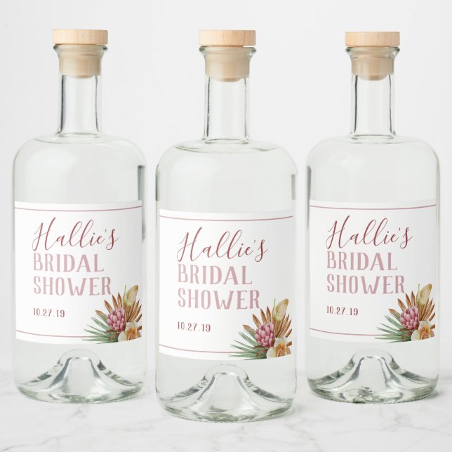 Personalização de Grass Boho Pampas (Garrafas)