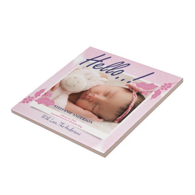 Personalização do Anúncio de Nascimento (Lateral)