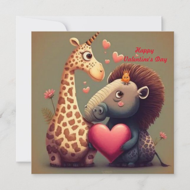 personalização do desenho animado do namorados (Frente)