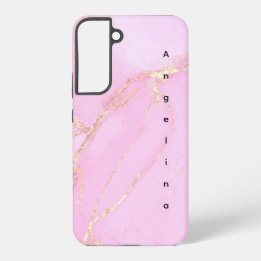 Personalização Dourada de brilho da nuvem rosa