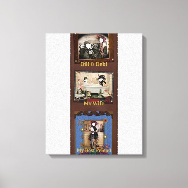 Personalização personalizada da arte de Canvas de  (Frente)