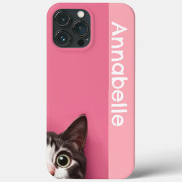 Personalização rosa curiosa do Gatinho