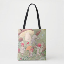 Personalizada Elsa Beskow Fairytale Mushroom Bolsa