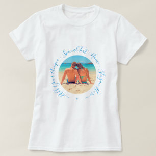 Personalizada sua camisa fotográfica com texto per