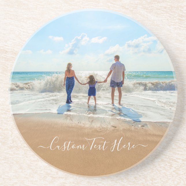 Personalizada sua Porta copos de Fotografias com T (Frente)