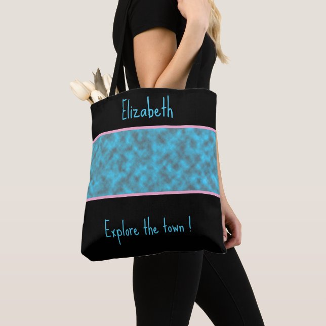 Personalizada, Trendy e elegante Tote Bag (Close Up)