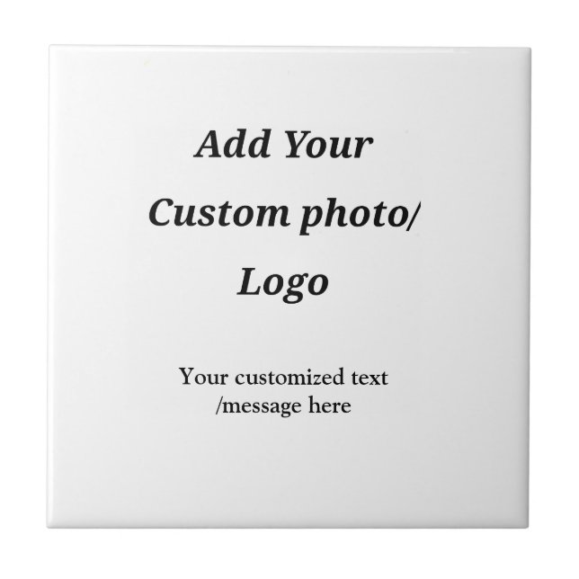 personalizado adicione seu logotipo de foto ao seu (Frente)