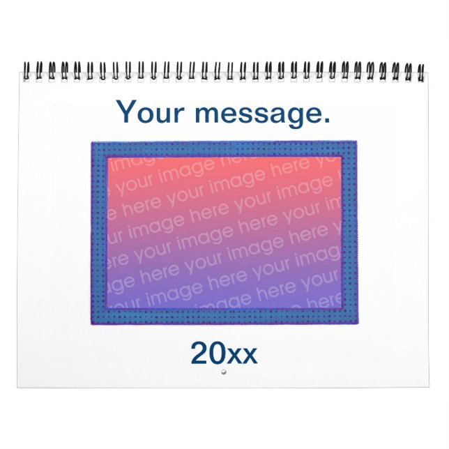 Personalizado Adicione Seus Próprios Calendários d (Capa)