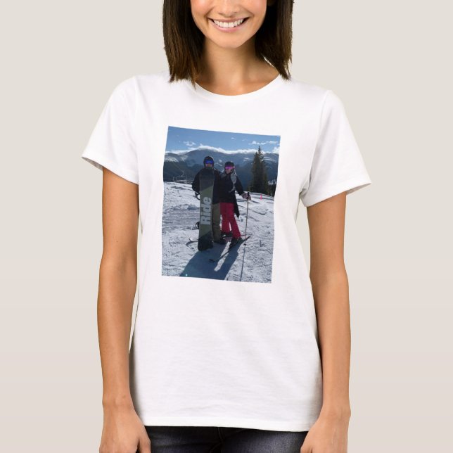 Personalizado Adicione sua própria camiseta fotogr (Frente)