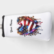 Personalizado American Flag Heart