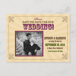 :personalizado: Anúncio Rustic Save-the-Date
