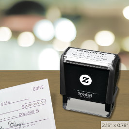 Personalizado Apenas Para Carimbo De Depósito (4 L