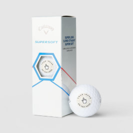 Personalizado - Bolas de Golfe Supersoft Callaway