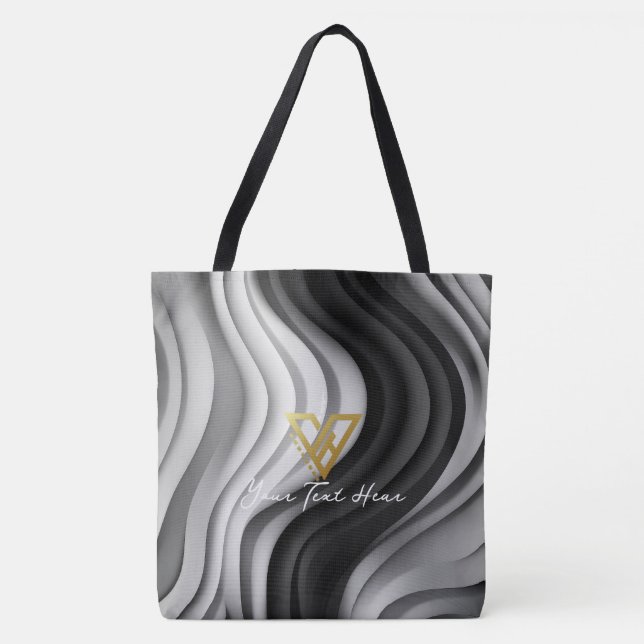 Personalizado: Bolsa personalizado do Serene Swirl (Frente)