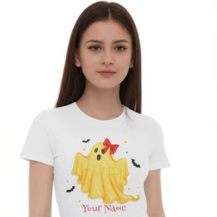 Personalizado Camiseta Meninas Dia das Bruxas Fant