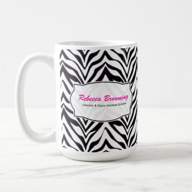 Personalizado: Caneca da zebra (Esquerda)