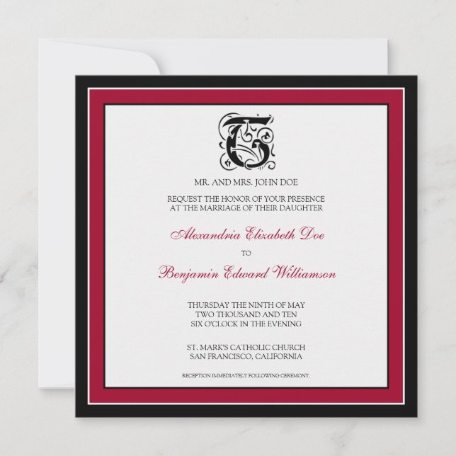:personalizado: Convite para Casamento Simplesment (Frente)