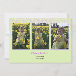 Personalizado de Cartão com fotos Perfeito Três