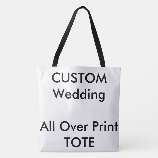 Personalizado de Casamento TODO O IMPRESSÃO Tote B (Frente)