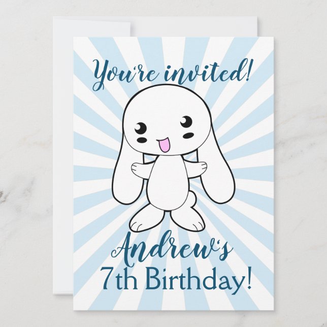 Personalizado de Hug do Coelhinho de Kawaii (Frente)