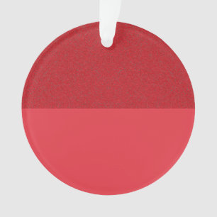Personalizado de Ornamento Acrílico Vermelho de To