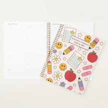 Personalizado de volta ao Planejador Escolar para 