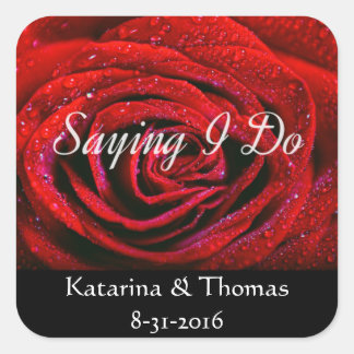 Personalizado Dizendo que faço adesivos de casamen
