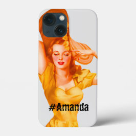 Personalizado DY Monogramas Vintage dama fofa amar