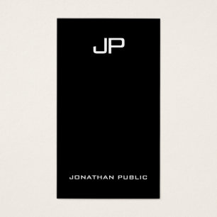 Personalizado Elegante Simples Monograma Moderno P