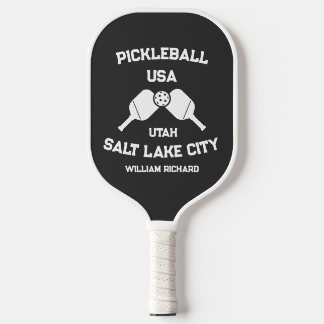 Personalizado em Utah de Black and White Salt Lake (Front)