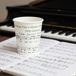 Personalizado Engraçado "Desejamos-lhe um Feliz Na