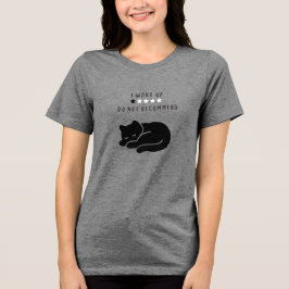 Personalizado Engraçado Eu Acabei de Acordar Gato