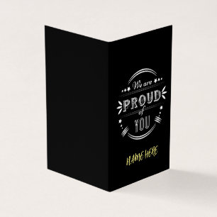 Personalizado, estamos orgulhosos de você