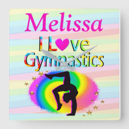 PERSONALIZADO EU AMO O RELÓGIO GINÁSTICO