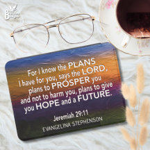 Personalizado EU CONHEÇO OS PLANOS Jeremias 29 11 