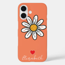 Personalizado Floral de Daisy Cute Daisy Afetado p