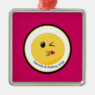 Personalizado fundindo um ornamento de Emoji do