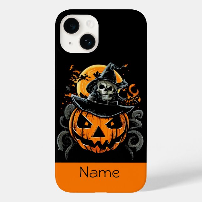Personalizado/Halloween/abóbora (Verso)