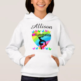 PERSONALIZADO INCRÍVEL EU AMO GINÁSTICA HOODIE